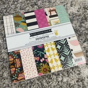 6x6 paper pad: The yellow door